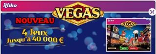 Carte à gratter Vegas