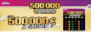 Carte à gratter 500 000 Carats