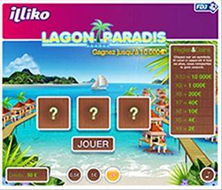 Gratter à l'exclu web Lagon Paradis